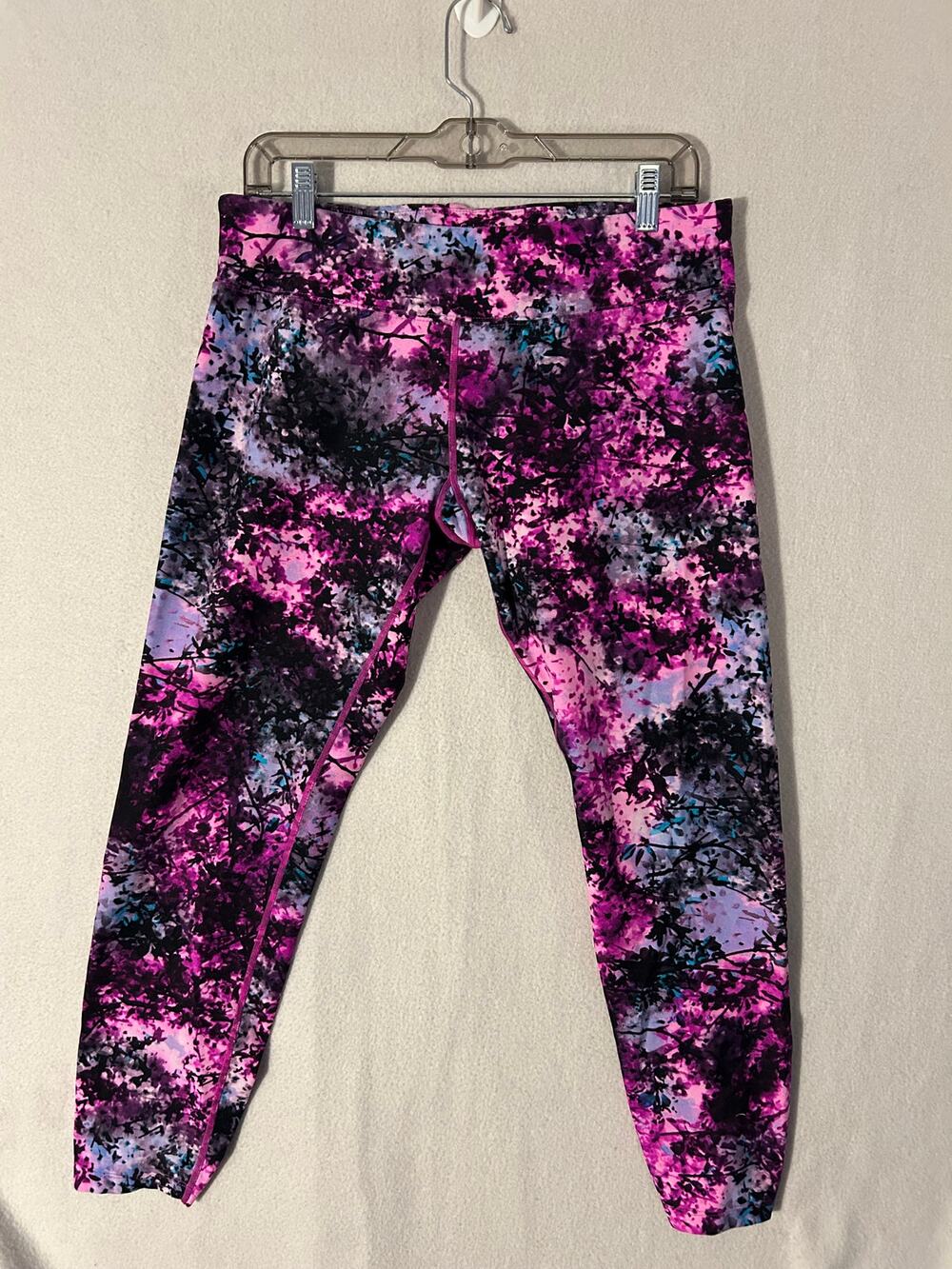 Calvin Klein Performance Leggings Pink Purple Athletic Activewear
